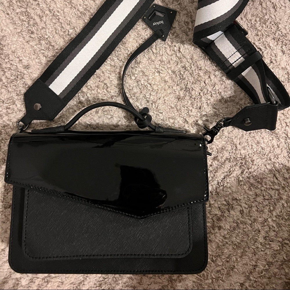 BOTKIER black bag with stripe strap